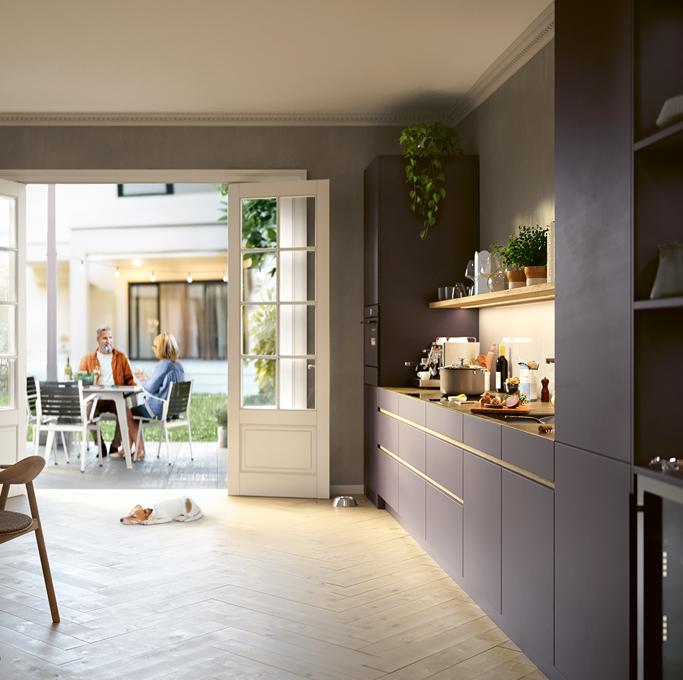 Aubergine Kitchen 1 kleine Bildgrösse